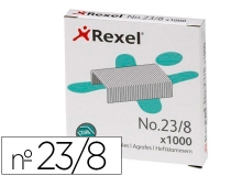 Grapas Rexel 23 8 acero caja