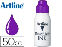Tinta tampon Artline violeta bote