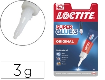 Pegamento Loctite 3 gr adhesivo instantaneo