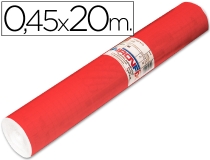 Rollo adhesivo Aironfix unicolor rojo mate