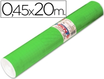 Rollo adhesivo Aironfix unicolor verde medio