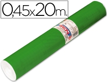 Rollo adhesivo Aironfix unicolor verde brillo