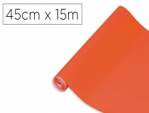Rollo adhesivo D-c-fix naranja ancho 45