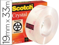 Cinta adhesiva Scotch supertransparente 33 mt