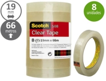 Celo, cinta adhesiva Scotch 19 mm  508 1966 AE