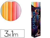 Papel kraft fusion 1x3 mt expositor