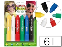 Barra maquillaje face stick 6 colores