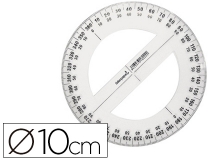 Circulo plastico Liderpapel 10 cm 18022  CI01