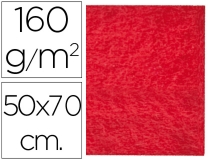 Fieltro Liderpapel 50x70cm rojo 160g m2  FE01