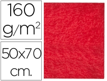 Fieltro Liderpapel 50x70cm rojo 160g