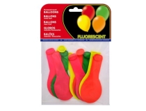 Globo 100% latex biodegradable fluorescente bolsa