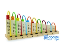 Juego Andreutoys abacus madera para