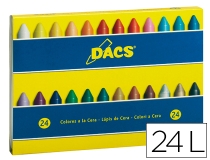 Lapices cera Dacs caja de 24