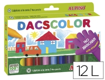 Lapices cera Dacs color caja