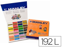 Lapices cera Manley school pack de