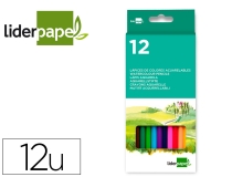 Lapices de colores acuarelables Liderpapel