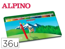 Lapices de colores alpino caja