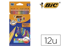 Lapices de colores Bic evolution stripes