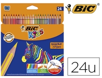 Lapices de colores Bic evolution stripes