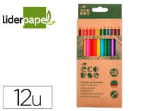 Lapices de colores Liderpapel ecouse caja  LC13