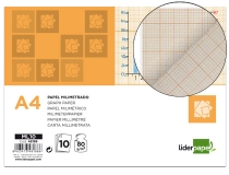 Papel dibujo Liderpapel 210x297mm 80g