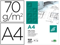 Papel dibujo Liderpapel A4 210x297mm 70g  PV14