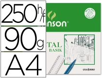 Papel vegetal Guarro Din A4 90-95