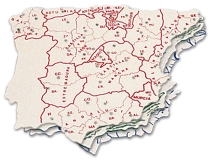 Plantilla Liderpapel mapa espaa plastico 15x12,5  151512 (ESCOLAR)