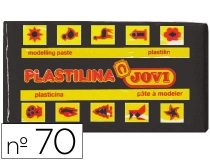 Plastilina Jovi 70 negro unidad