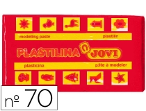 Plastilina Jovi 70 rojo unidad tamao