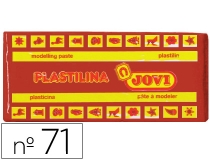 Plastilina Jovi 71 marron unidad tamao