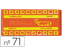 Plastilina Jovi 71 naranja unidad tamao