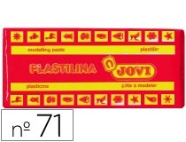 Plastilina Jovi 71 rojo unidad tamao
