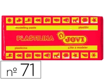 Plastilina Jovi 71 rubi unidad tamao