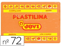 Plastilina Jovi 72 naranja unidad 