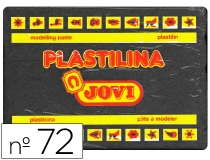 Plastilina Jovi 72 negro unidad tamao