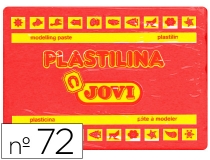 Plastilina Jovi 72 rojo unidad tamao