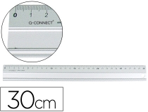 Regla Q-connect de metal aluminio 30