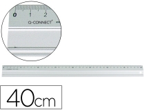 Regla Q-connect de metal aluminio 40