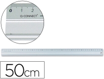 Regla Q-connect de metal aluminio 50