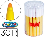 Rotulador Carioca jumbo amarillo punta