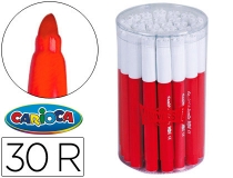 Rotulador Carioca jumbo rojo punta