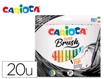 Rotulador Carioca punta de pincel lavable