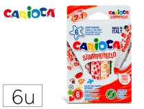 Rotulador Carioca stamperello caja 6