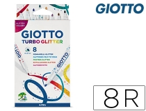 Rotulador Giotto turbo glitter purpurina caja