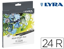 Rotulador Lyra aqua brush duo caja