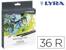 Rotulador Lyra aqua brush duo 