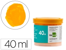 Tempera Liderpapel escolar 40 ml amarillo  TP58