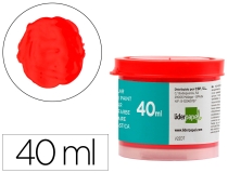 Tempera Liderpapel escolar 40 ml rojo  TP66