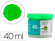 Tempera Liderpapel escolar 40 ml verde  TP69